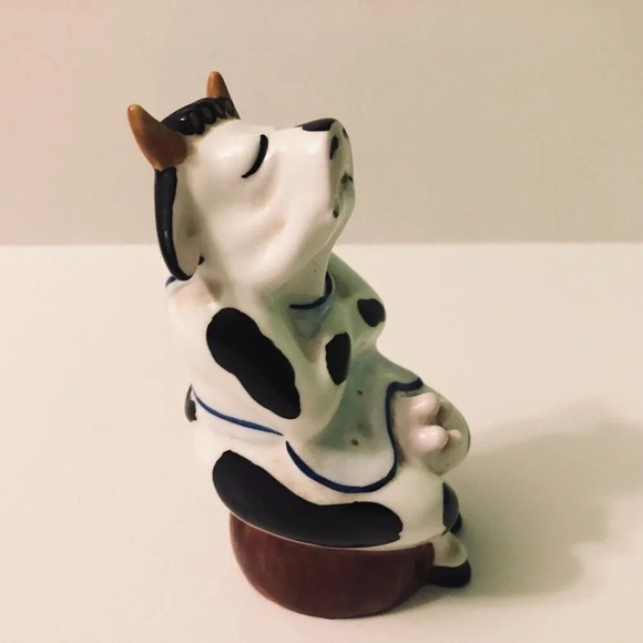Brian Wood Studios Cheeky Devils Cow Figurines Ceramic Lot  of 2 - Picture 5 of 16